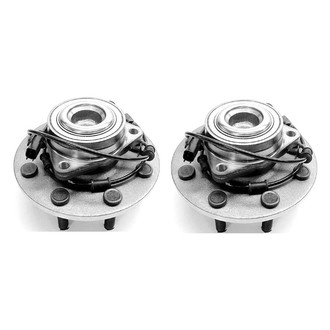 TRQ® - Front Driver and Passenger Side Wheel Bearing and Hub Assembly Kit