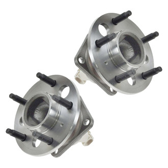 TRQ® - Rear Driver and Passenger Side Wheel Bearing and Hub Assembly Kit