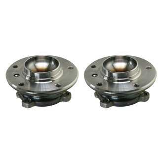 TRQ® - Front Driver and Passenger Side Wheel Bearing and Hub Assembly Kit