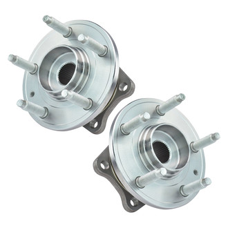 TRQ® - Rear Driver and Passenger Side Wheel Bearing and Hub Assembly Kit
