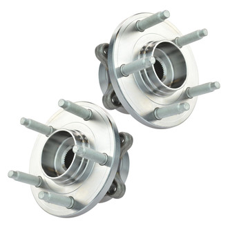 TRQ® - Front Driver and Passenger Side Wheel Bearing and Hub Assembly Kit