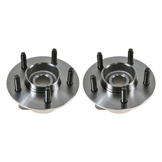 TRQ® - Front Driver and Passenger Side Wheel Bearing and Hub Assembly Kit