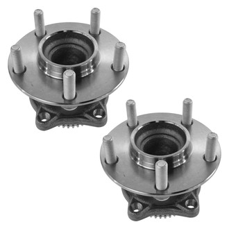 TRQ® - Rear Driver and Passenger Side Wheel Bearing and Hub Assembly Kit