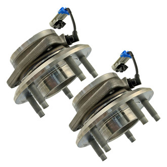 TRQ® - Front Driver and Passenger Side Wheel Bearing and Hub Assembly Kit