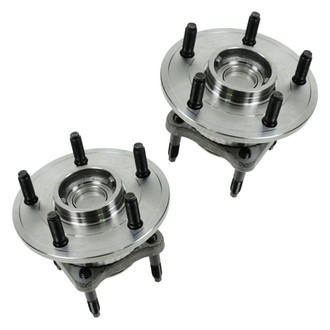 TRQ® - Rear Driver and Passenger Side Wheel Bearing and Hub Assembly Kit