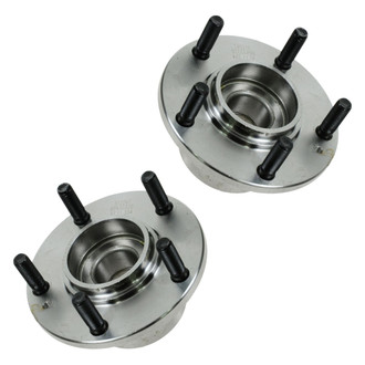 TRQ® - Rear Driver and Passenger Side Wheel Bearing and Hub Assembly Kit