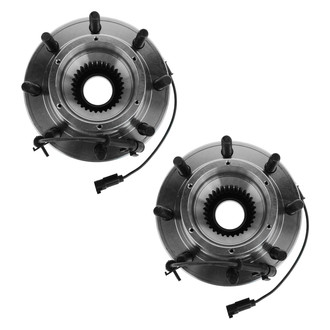 TRQ® - Front Driver and Passenger Side Wheel Bearing and Hub Assembly Kit