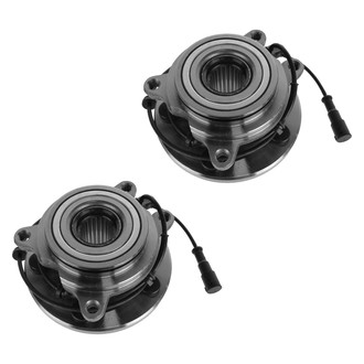 TRQ® - Front Driver and Passenger Side Wheel Bearing and Hub Assembly Kit