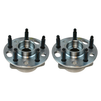 TRQ® - Rear Driver and Passenger Side Wheel Bearing and Hub Assembly Kit