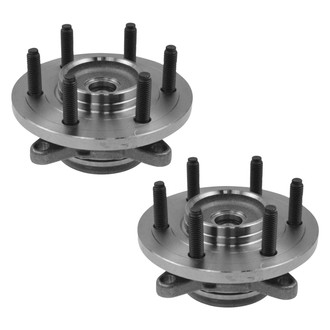 TRQ® - Front Driver and Passenger Side Wheel Bearing and Hub Assembly Kit