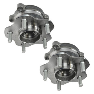 TRQ® - Rear Driver and Passenger Side Wheel Bearing and Hub Assembly Kit