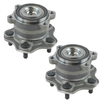 TRQ® - Rear Driver and Passenger Side Wheel Bearing and Hub Assembly Kit