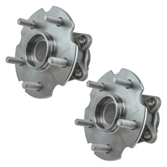 TRQ® - Rear Driver and Passenger Side Wheel Bearing and Hub Assembly Kit