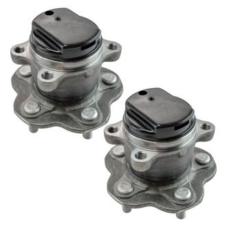 TRQ® - Rear Driver and Passenger Side Wheel Bearing and Hub Assembly Kit