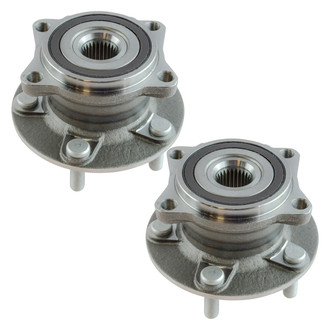 TRQ® - Rear Driver and Passenger Side Wheel Bearing and Hub Assembly Kit