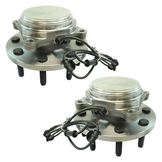 TRQ® - Front Driver and Passenger Side Wheel Bearing and Hub Assembly Kit