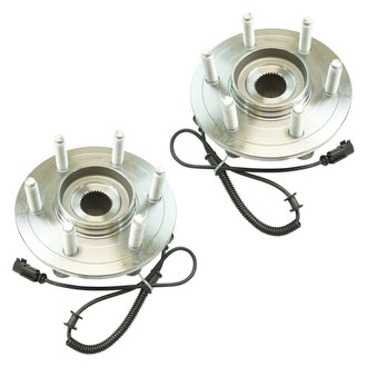 TRQ® - Rear Driver and Passenger Side Wheel Bearing and Hub Assembly Kit
