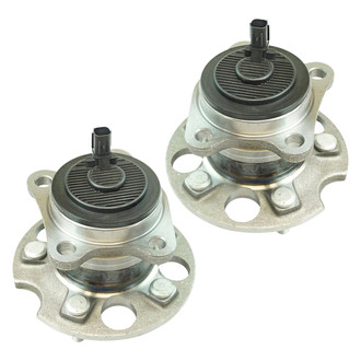 TRQ® - Rear Driver and Passenger Side Wheel Bearing and Hub Assembly Kit