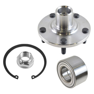 TRQ® - Front Driver or Passenger Side Wheel Bearing and Hub Assembly Kit