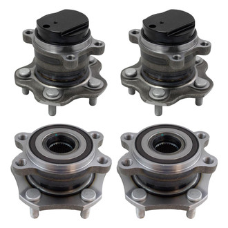 TRQ® - Front and Rear Driver or Passenger Side Wheel Bearing and Hub Assembly