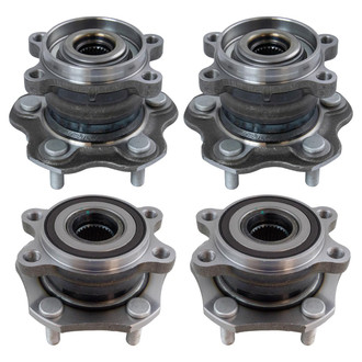 TRQ® - Front and Rear Driver or Passenger Side Wheel Bearing and Hub Assembly