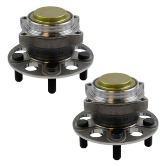 TRQ® - Rear Driver and Passenger Side Wheel Bearing and Hub Assembly Kit