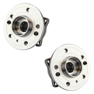 TRQ® - Front Driver and Passenger Side Wheel Bearing and Hub Assembly Kit