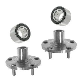 TRQ® - Front Driver or Passenger Side Wheel Bearing and Hub Assembly Kit
