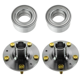 TRQ® - Front Driver or Passenger Side Wheel Bearing and Hub Assembly Kit