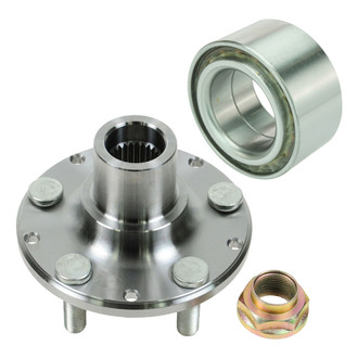 TRQ® - Front Driver Side Wheel Bearing and Hub Assembly Repair Kit
