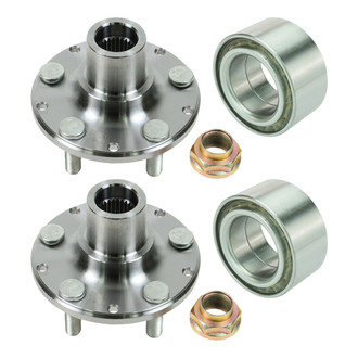 TRQ® - Front Driver and Passenger Side Wheel Bearing and Hub Assembly Repair Kit