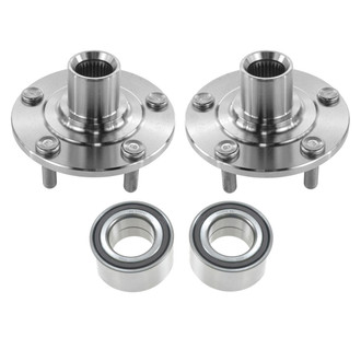 TRQ® - Front Driver and Passenger Side Wheel Bearing and Hub Assembly Repair Kit