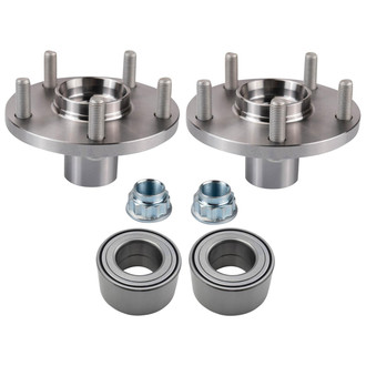 TRQ® - Front Driver and Passenger Side Wheel Bearing and Hub Assembly Repair Kit