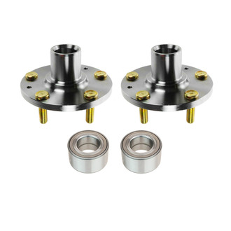 TRQ® - Front Driver and Passenger Side Wheel Bearing and Hub Assembly Repair Kit