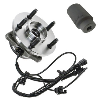 TRQ® - Front Passenger Side Wheel Bearing and Hub Assembly Kit