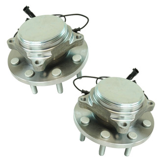 TRQ® - Front Driver and Passenger Side Wheel Bearing and Hub Assembly Kit