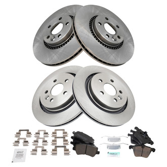 TRQ® - Disc Brake Kit with Ceramic Pads