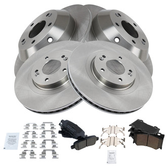 TRQ® - Disc Brake Kit with Ceramic Pads