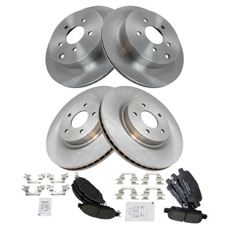 TRQ® - Disc Brake Kit with Ceramic Pads