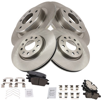 TRQ® - Disc Brake Kit with Ceramic Pads