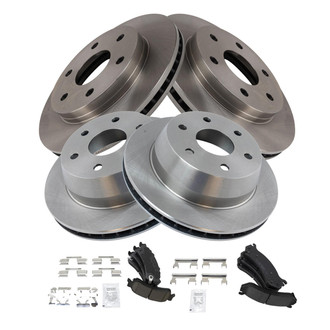 TRQ® - Disc Brake Kit with Ceramic Pads