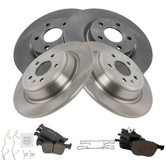 TRQ® - Disc Brake Kit with Ceramic Pads