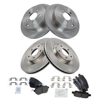 TRQ® - Disc Brake Kit with Ceramic Pads