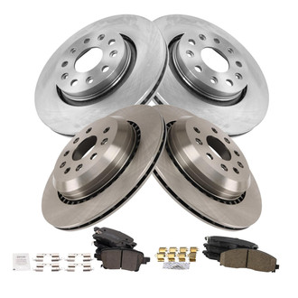 TRQ® - Disc Brake Kit with Ceramic Pads