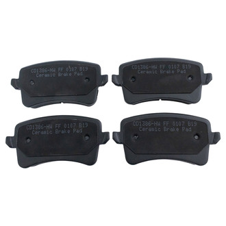 TRQ® - Front and Rear Disc Brake Kit with Ceramic Pads
