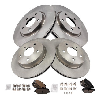 TRQ® - Disc Brake Kit with Ceramic Pads