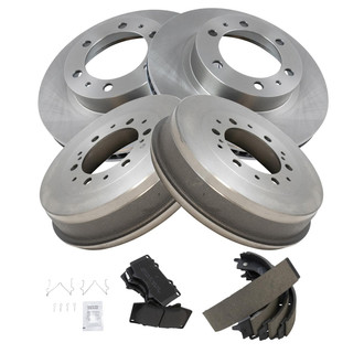 TRQ® - Front and Rear Drum Brake Kit
