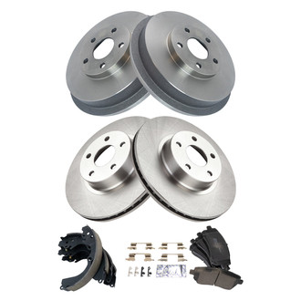 TRQ® - Front and Rear Drum Brake Kit