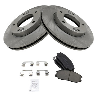 TRQ® - Front Disc Brake Kit with Ceramic Pads