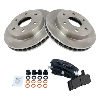 TRQ® - Front Disc Brake Kit with Ceramic Pads